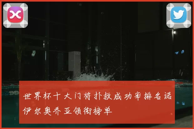 世界杯十大门将扑救成功率排名诺伊尔奥乔亚领衔榜单